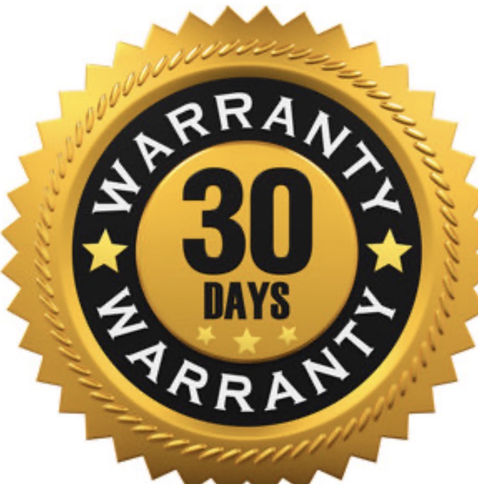 30 Day Warranty